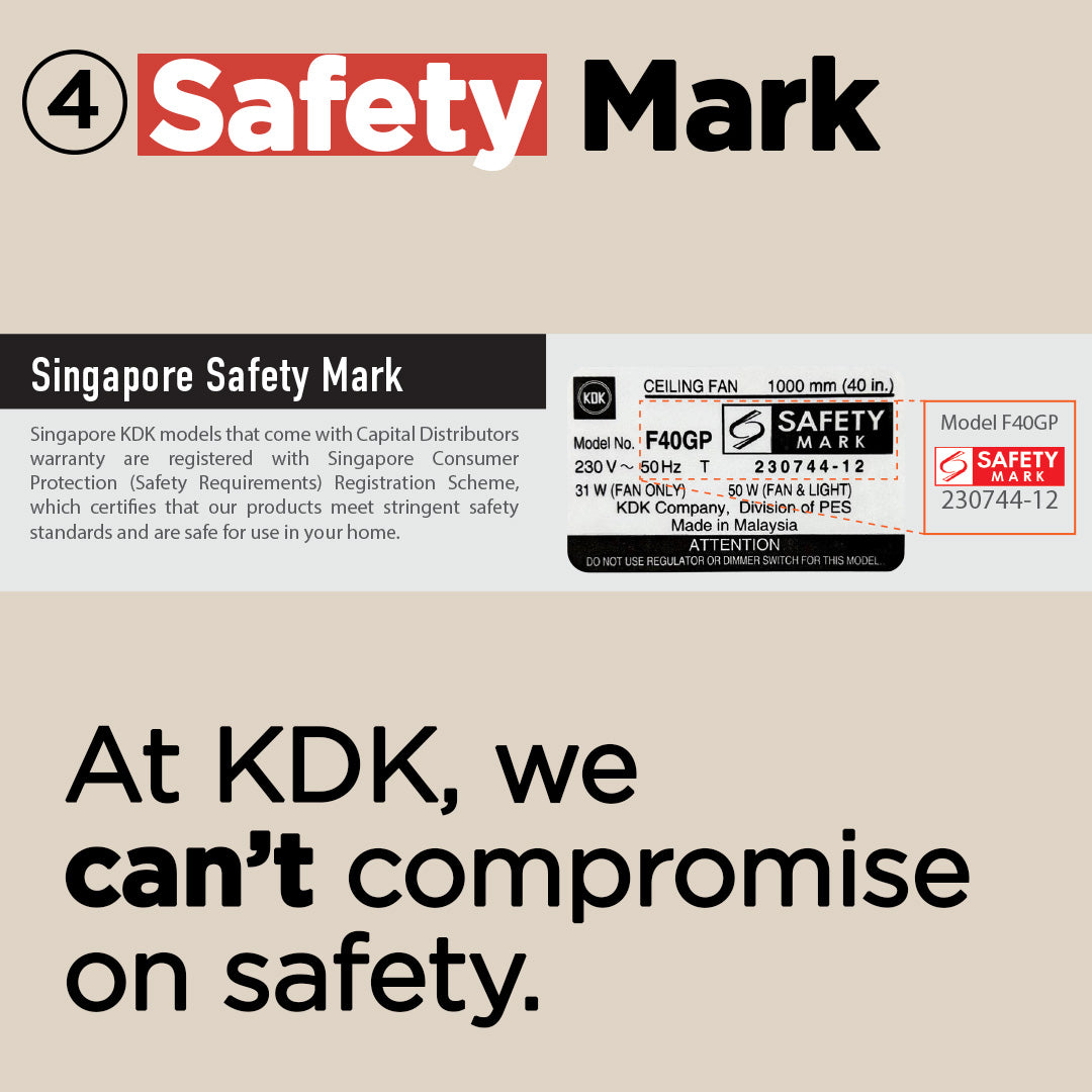 *Free Standard Installation* KDK Airy E48HP(No LED)(3 Blades 48" with Wi-Fi and App Control) *CDC & Climate Voucher Accepted In Showroom*