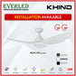 *FREE INSTALLATION* Khind DC Mercury 36"/46"  with Tri-color LED (Inverter DC Fan)