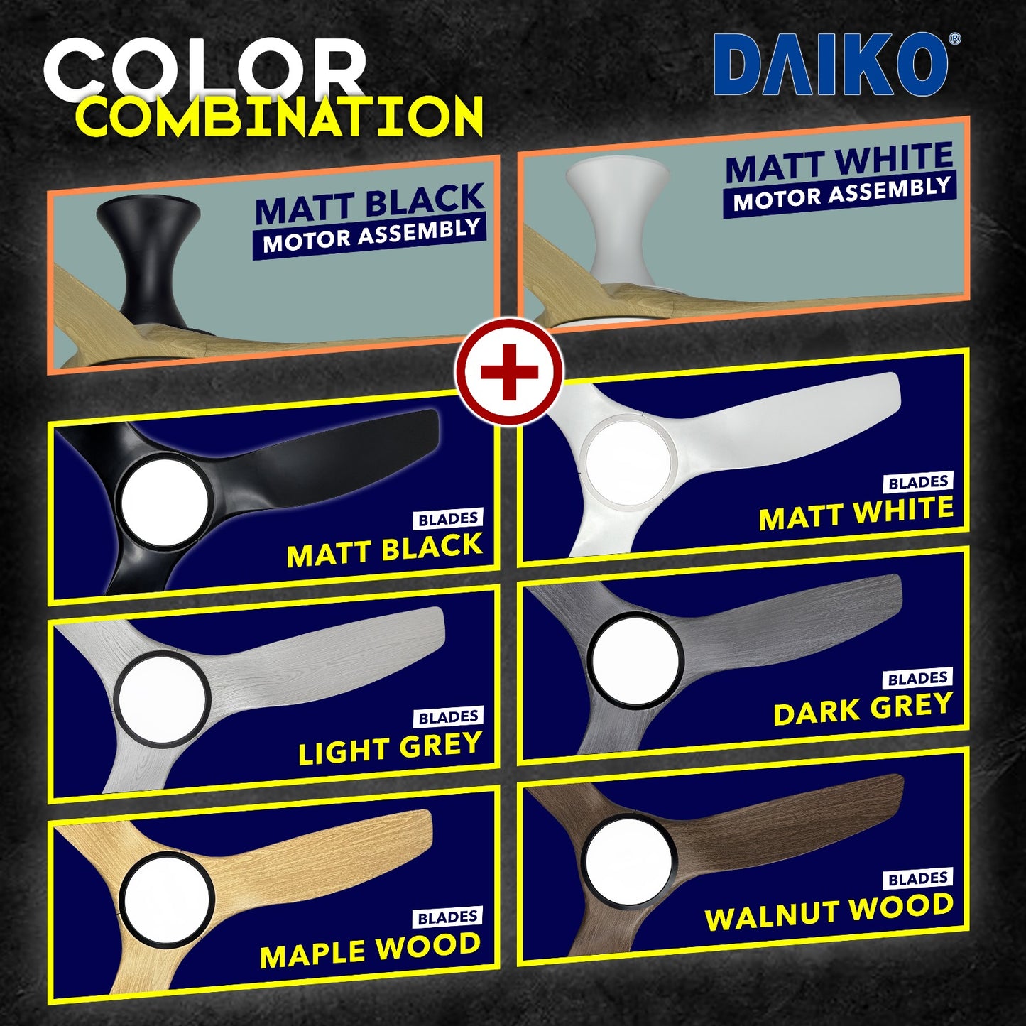 *FREE INSTALLATION* Daiko DC Yuga 3X 42"/52" with DIMMABLE Tri-color LED (Inverter DC Fan) *CDC & Climate Voucher Accepted in Showroom*