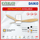 *FREE INSTALLATION* Daiko DC Haga 42"/48"/52"  with Tri-color LED (Inverter DC Fan)