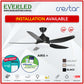 *STANDARD INSTALLATION* Crestar DC Airis+ 5B 50"/56" - With / WO Light (Inverter DC Fan) *CDC & Climate Voucher Accepted In Showroom*
