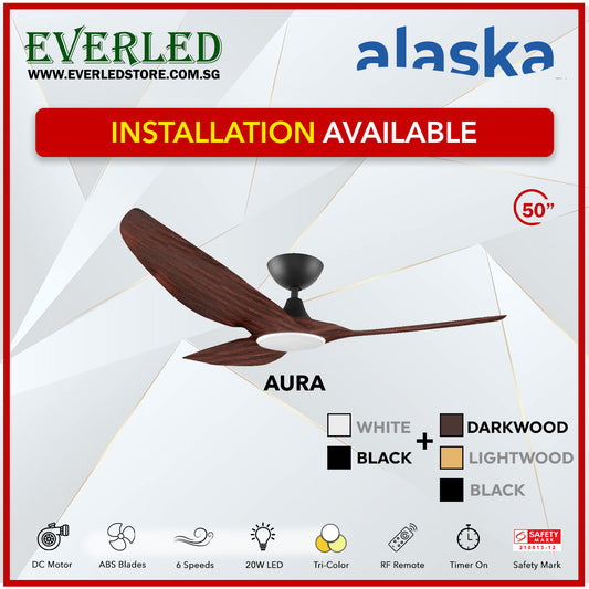 Alaska SMART DC Aura / Aurah 50" (Inverter DC Fan) with Samsung dimmable light kit