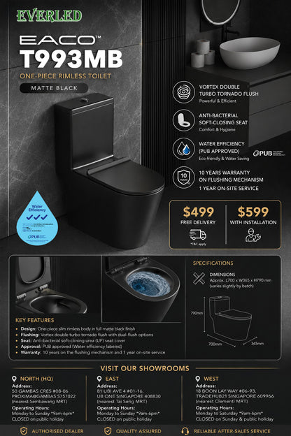 Eaco T933 MB - Water Closet (WC)