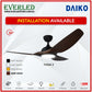 [Daiko 4 Room Yuga Package] Daiko Yuga 5 X 1 + Daiko Yuga 3 X 3 (DC Inverter Fan)