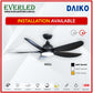 Daiko DC Mizu 42"/52" with Dimmable Tri-color LED (Inverter DC Fan)