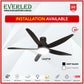 (Ready Stock) KDK DC Fan U60FW (5 Blades 60" inch with LED Light)