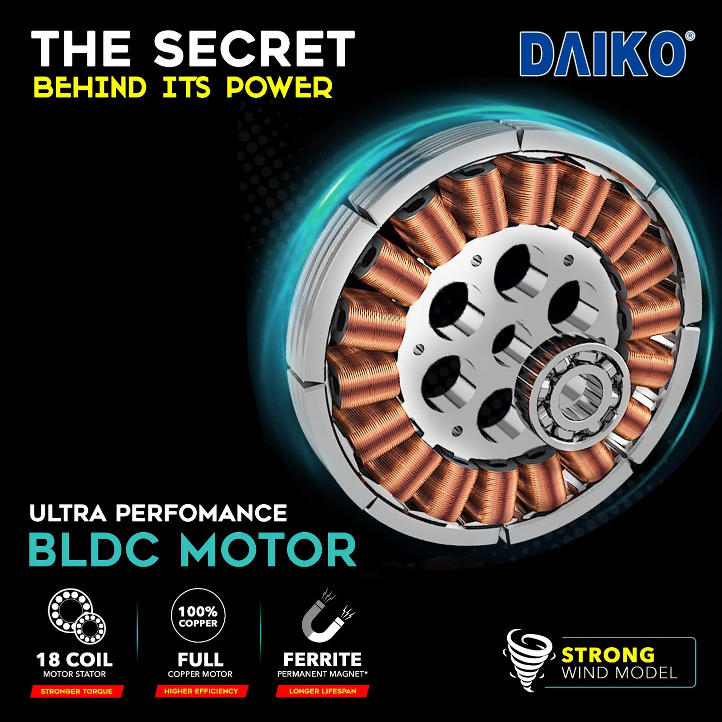 *FREE INSTALLATION* Daiko DC Yuga 3X 52"  with DIMMABLE Tri-color LED (Inverter DC Fan) *CDC & Climate Voucher Accepted in Showroom*