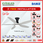 *FREE INSTALLATION* Daiko DC Yuga 5X 48"/60"  with DIMMABLE Tri-color LED (Inverter DC Fan) *CDC & Climate Voucher Accepted in Showroom*