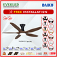 *FREE INSTALLATION* Daiko DC Yuga 5X 48"/60"  with DIMMABLE Tri-color LED (Inverter DC Fan) *CDC & Climate Voucher Accepted in Showroom*