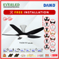 *FREE INSTALLATION* Daiko DC Yuga 5X 48"/60"  with DIMMABLE Tri-color LED (Inverter DC Fan) *CDC & Climate Voucher Accepted in Showroom*