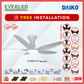 *FREE INSTALLATION* Daiko DC Yuga 5X 48"/60"  with DIMMABLE Tri-color LED (Inverter DC Fan) *CDC & Climate Voucher Accepted in Showroom*