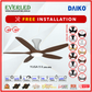 *FREE INSTALLATION* Daiko DC Yuga 5X 48"/60"  with DIMMABLE Tri-color LED (Inverter DC Fan) *CDC & Climate Voucher Accepted in Showroom*