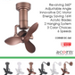 *SMART* Acorn DC-360 16" (Corner Fan - Inverter DC Fan) *CDC & Climate Voucher Accepted In Showroom*