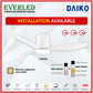 *FREE INSTALLATION* Daiko DC Haga 42"/48"/52"  with Tri-color LED (Inverter DC Fan)