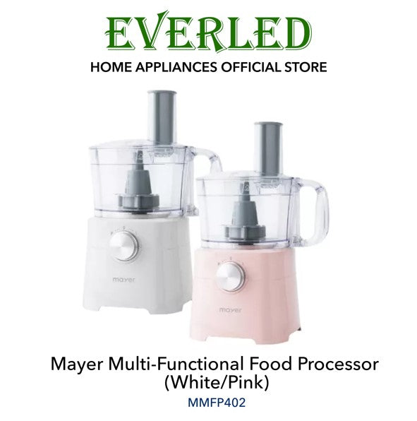MAYER Multi-Functional Food Processor (White/Pink) [MMFP402]