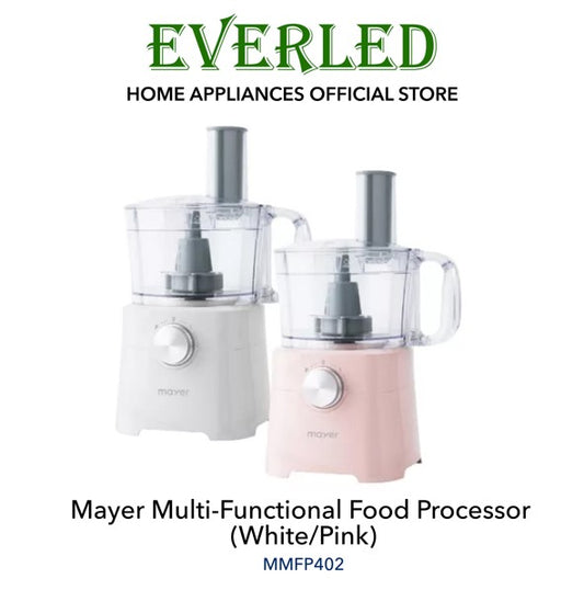 MAYER Multi-Functional Food Processor (White/Pink) [MMFP402]