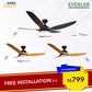 [Daiko 3 Room Yuga Package] Daiko Yuga 5 X 1 + Daiko Yuga 3 X 2 (DC Inverter Fan)