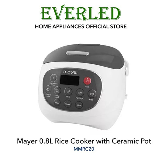 MAYER 0.8L Rice Cooker with Ceramic Pot [MMRC20]