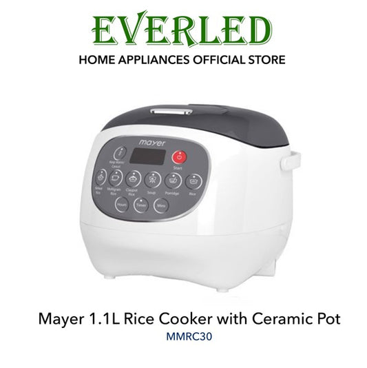 MAYER 1.1L Rice Cooker with Ceramic Pot [MMRC30]