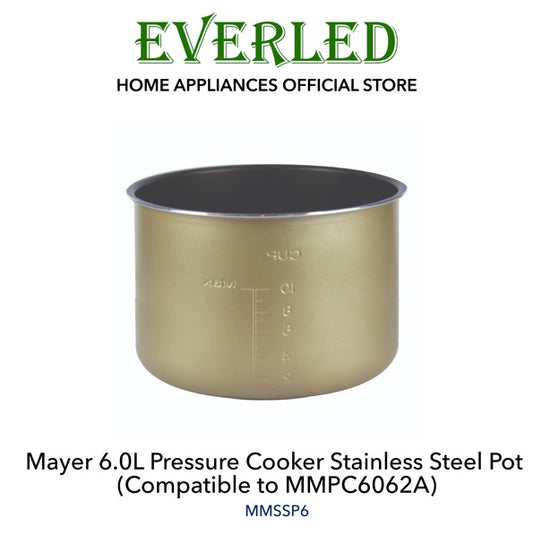 MAYER 6L Pressure Cooker Stainless Steel Pot (Compatible to MMPC6062A) [MMSSP6]