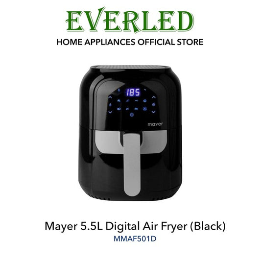 MAYER 5.5L Digital Air Fryer (Black) [MMAF501D]