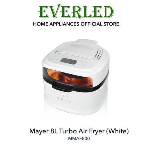 MAYER 8L Turbo Air Fryer (White) [MMAF800]