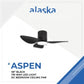 Alaska DC e-Aspen V 38"/50" (SMART DC Fan) with Samsung dimmable light kit