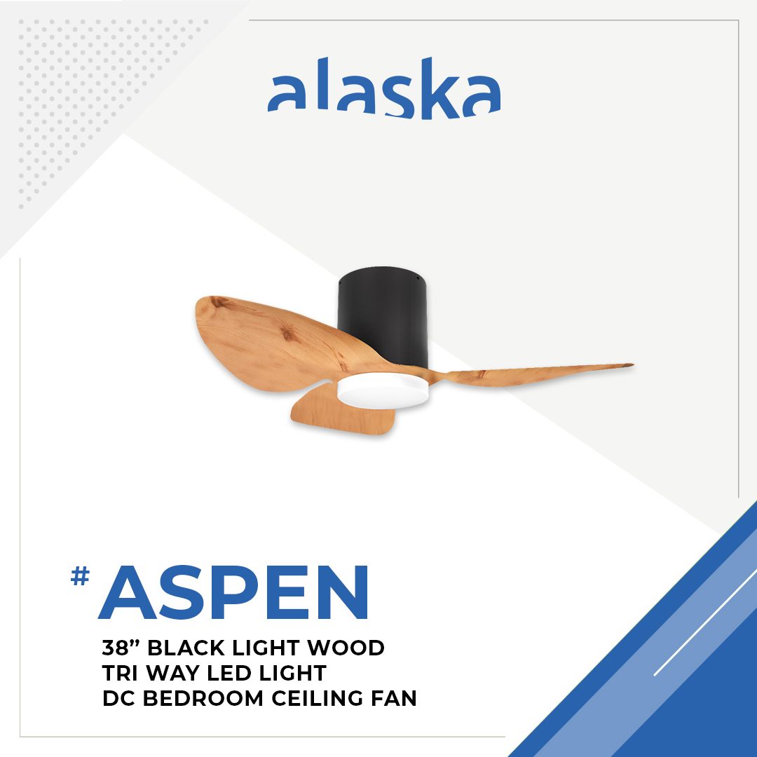 Alaska DC e-Aspen V 38"/50" (SMART DC Fan) with Samsung dimmable light kit