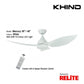 Khind DC Mercury 36"/46" with Tri-color LED (Inverter DC Fan)