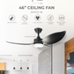 Mistral D'fan DC Space 46" with LED tri-color  (Inverter DC Fan)