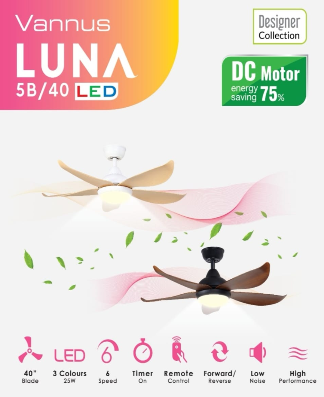 [Alpha Fan 3 Room Package] Alpha Luna 56 inch X 1 + Alpha Luna 40 or 46 inch X 2 (DC inverter fan)