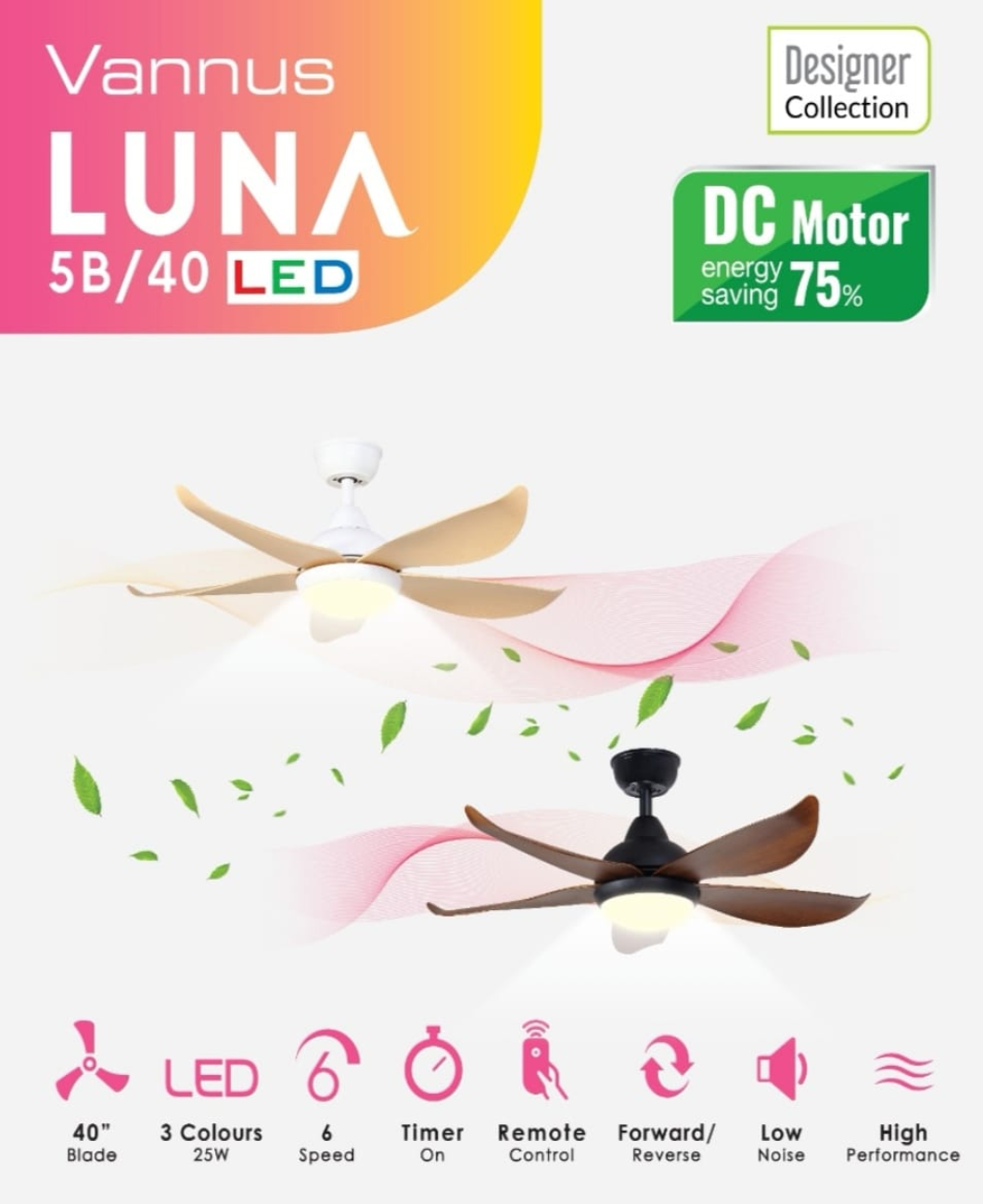 [Alpha Fan 4 Room Package] Alpha Luna 56 inch X 1 + Alpha Luna 40 or 46 inch X 3 (DC inverter fan)