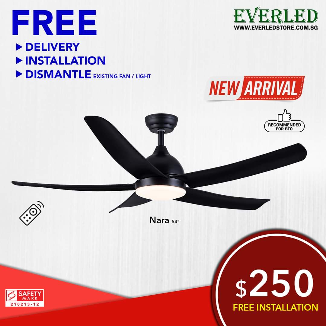 [Daiko 3 Room Flat Package] Daiko Nara X 1 + Daiko Taga X 2 (DC Inverter Fan)
