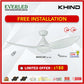 Khind DC Mercury 36"/46" with Tri-color LED (Inverter DC Fan)