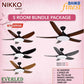 [Daiko 5 Room Nikko Package] Daiko Nikko 54 X 1 + Daiko Nikko 44 X 4 (DC Inverter Fan)